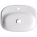 Раковина Alice (Элис) Form Oval 60x45х12 см, накладная, 1 отверстие, цвет: белый глянцевый 22460101