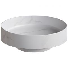 Раковина Богеме накладная SOLE Corian 400х130 Calacatta 801-CLCT, Boheme