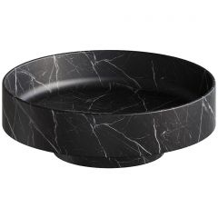 Раковина Богеме Sole Черный 801-NM, Boheme Corian х Nero Marquina