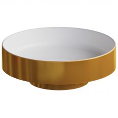 Раковина Богеме Sole Золото 801-G, Boheme Corian х GOLD