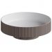 Раковина Богеме накладная рифленая SOLE Corian 400х130 DELMAR 801-R-D, Boheme