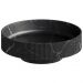 Раковина Богеме накладная рифленая SOLE Corian 400х130 Nero Marquina 801-R-NM, Boheme