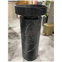 Пьедестал Армади Арт Sole 801-Base-NM, Armadi Art Corian х Nero Marquina