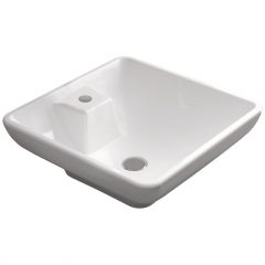 Накладная раковина Створки K0101-2485 48 белая, квадратная, фаянс, K0101-2485-001-1-0000, Stworki