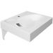 Раковина над стиральной машиной Диво Анапа ARnS500 50 глянцевая белая, прямоугольная, с комплектом кронштейнов, Diwo