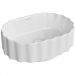Раковина Kerama Marazzi ArtBasin Conchiglia накладная 50 см, без отверстий, цвет: белый глянцевая CC.wb.50WHT
