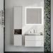 Раковина Kerama Marazzi Plaza встраиваемая сверху 55х40 см, с 1 отверстие, цвет: белый глянцевая PLR.wbi.55.1