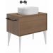 Раковина Kerama Marazzi ArtBasin Vento накладная 50.5х36.6 см, без отверстий, цвет: белый глянцевая VE.wb.50WHT
