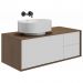 Раковина Kerama Marazzi ArtBasin Vento накладная 50.5х36.6 см, без отверстий, цвет: белый глянцевая VE.wb.50WHT