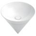 Раковина Kerama Marazzi (Керама Марацци) Cono 44.5х44.5х35 см, встраиваемая сверху, без отверстий, без перелива, цвет: белый глянцевый CO.wbi.44