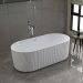 Ванна акриловая Vincea VBT-426-1700 1700х800х580 мм, цвет белый, щелевой перелив