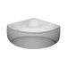 Ванна акриловая Aquanet (Акванет) Vitoria 130x130 см (с каркасом) 00205371, белый