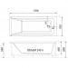Ванна прямоугольная Тритон (Triton) акриловая Tori 1700х700х600 мм (Щ0000042932) (без монтажного комплекта/ножек)
