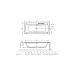 Ванна акриловая прямоугольная Excellent Aquaria Lux 180x80 см WAEX.AQU18WH белый