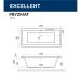 Ванна акриловая прямоугольная Excellent Pryzmat 190x90 см WAEX.PRY19WH белый