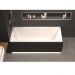 Ванна акриловая прямоугольная Whitecross Wave Slim 180х80 см белый глянец 0111.180080.100