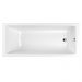 Ванна акриловая прямоугольная Whitecross (Вайткросс) Wave 160х80 см белый 0101.160080.100