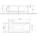 Ванна акриловая Am.Pm (Ам.Пм) Spirit 150x70см, без слива/перелива W72A-150-070W-A2 белый