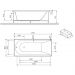 Панель фронтальная для ванны Am.Pm (Ам.Пм) Spirit 180х80см W72A-180-080W-P2 белый