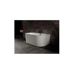 Ванна из искусственного камня Abber (Аббер) Stein AS9652 белая матовая