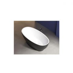 Акриловая ванна Abber (Аббер) AB9207MB черная матовая