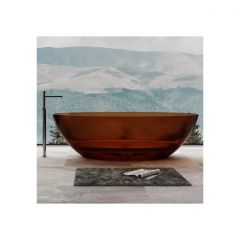 Прозрачная ванна Abber (Аббер) Kristall AT9702 Opal коричневая