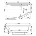 Акриловая ванна Vagnerplast Veronela offset 160x105 см Right белый