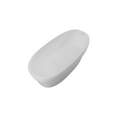 Ванна из искусственного камня Allen Brau Solid Stone Krion Neo 1700x800мм, отдельностоящая, 2.35001.21, белый матовый