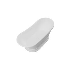 Ванна из искусственного камня Allen Brau Solid Stone Krion Classic 1700x750мм, отдельностоящая, 2.35004.21, белый матовый