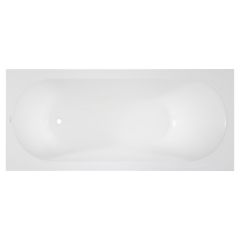 Ванна из искусственного камня Allen Brau Evo Oberon 1800x800мм, пристенная, без отверствия под слив-перелив, с ножками, 2.3EV03.20, белый