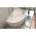 Ванна акриловая асимметричная 1MarKa Catania R 1600х1100 белый (01кт1610п)