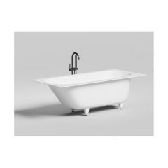 Ванна пристенная/встраиваемая Salini (Салини) Ornella Kit 1800х600х465 мм, 102412M, белый матовый