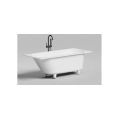 Ванна пристенная/встраиваемая Salini (Салини) Ornella Kit 1600х625х460 мм, 102416G, белый глянцевий