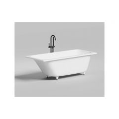 Ванна пристенная/встраиваемая Salini (Салини) Orlanda 1600х610х445 мм, 102015G, белый глянцевий