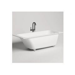 Ванна пристенная/встраиваемая Salini (Салини) Orlanda Axis Kit 1700х600х445 мм, 102121M, белый матовый