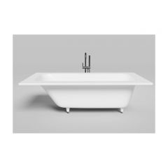 Ванна пристенная/встраиваемая Salini (Салини) Orlanda Plus 1900х610х380 мм, 102114M, белый матовый