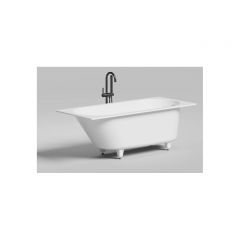 Ванна пристенная/встраиваемая Salini (Салини) Ornella 1600х625х460 мм, 102316G, белый глянцевий