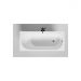 Ванна пристенная/встраиваемая Salini (Салини) Ornella 1600х625х460 мм, 102316G, белый глянцевий