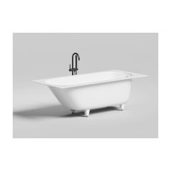 Ванна пристенная/встраиваемая Salini (Салини) Ornella 1800х610х465 мм, 102312G, белый глянцевий