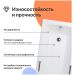 Акриловая ванна Диво Дмитров 170x75 см, пристенная, белая, на ножках, с ручками, Diwo