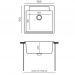 Мойка кухонная прямоугольная Polygran Argo-560 №328 Опал (575851)