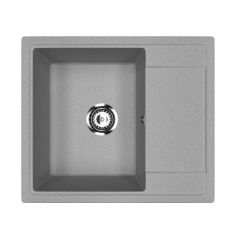 Кухонная мойка из искусственного камня Uperwood (Упервуд) ECON UPD-201, 003, прямоугольная, серая матовая 4910201237