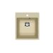 Кухонная мойка из искусственного камня Uperwood (Упервуд) ECON UPD-404, 002, прямоугольная, бежевая матовая 4910201224