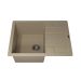 Кухонная мойка кварцевая Uperwood (Упервуд) Quartz UPD-03, 02, прямоугольная, бежевая 3910202109