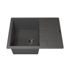 Кухонная мойка кварцевая Uperwood (Упервуд) Quartz UPD-03, 03, прямоугольная, серая 3910202110