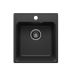 Кухонная мойка из искусственного камня Uperwood (Упервуд) UPD-406, прямоугольная, цвет уголь, 391020200