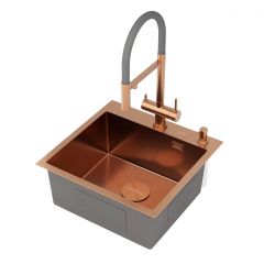 Кухонная мойка RoxenBath (РоксенБаз) Simple 50 PVD, бронза,, 560220-50BR-V