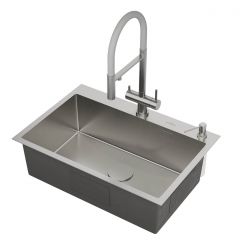 Кухонная мойка RoxenBath (РоксенБаз) Simple 70, сатин, 560220-70