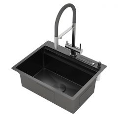 Кухонная мойка RoxenBath (РоксенБаз) Stage 60 PVD, графит, 560250-60B