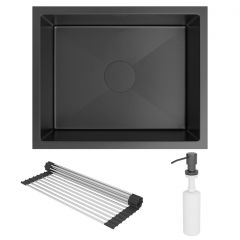 Кухонная мойка RoxenBath (РоксенБаз) Uno 54 PVD под столешницу, графит, 560210-54B